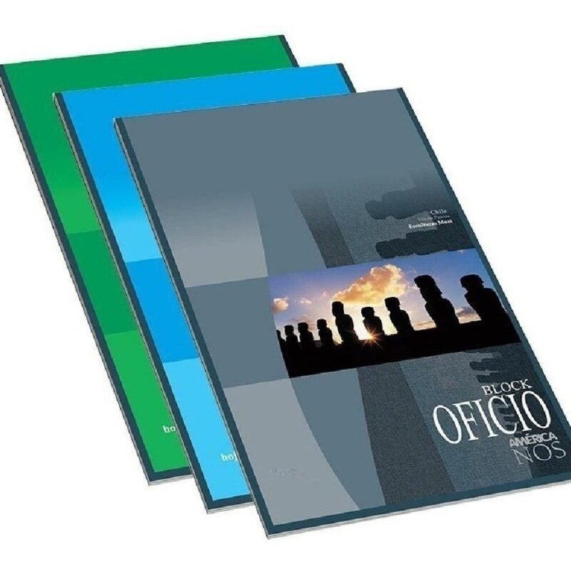 AMERICA BLOCK OFICIO NOS 80HJS LISO