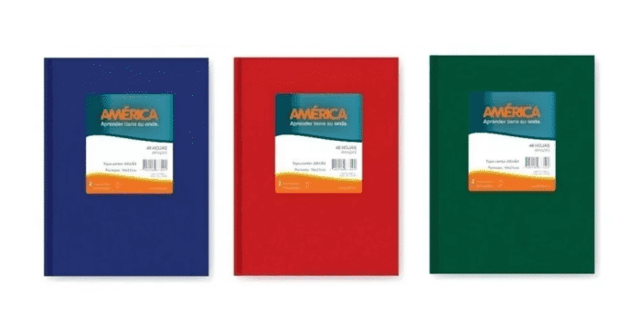 AMERICA CUADERNO T/D 42H RAYADO
