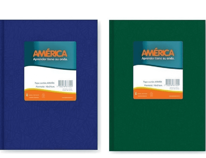 AMERICA CUADERNO T/D 82H