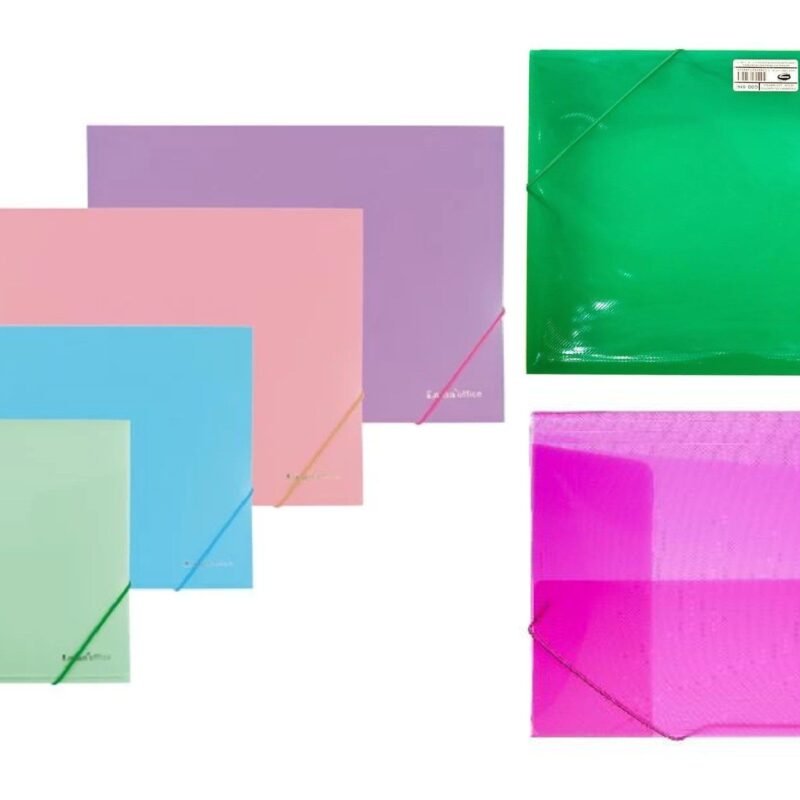 AVIOS CARPETA DOBLE OFICIO PP COLOR C/ELASTICO