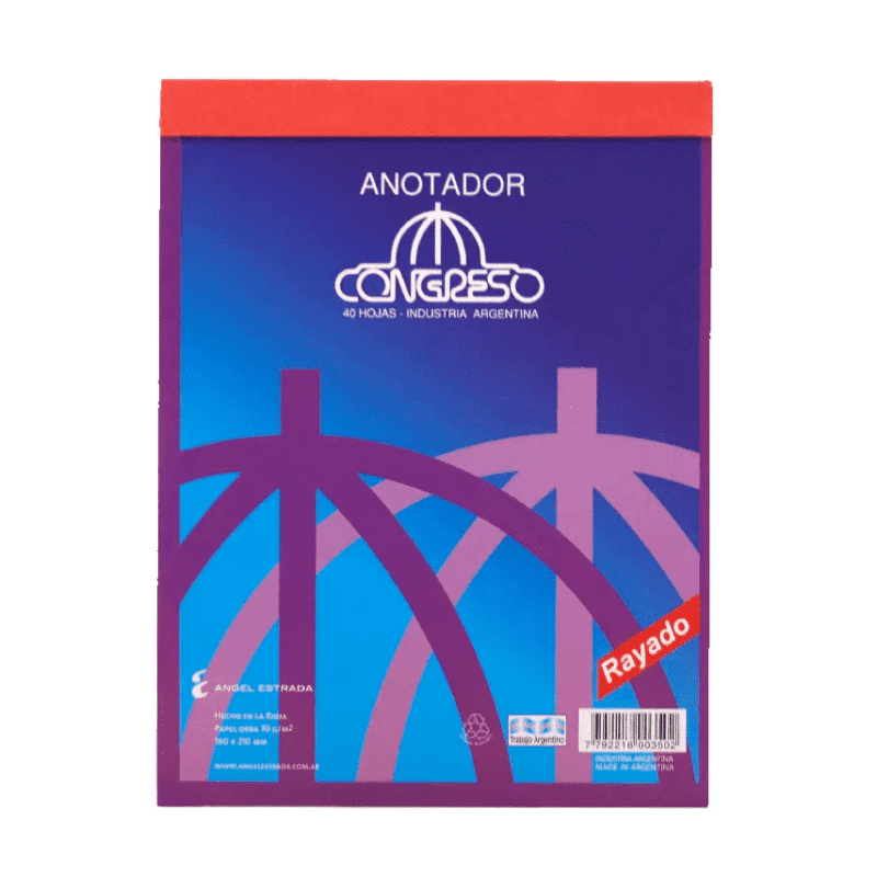 CONGRESO BLOCK ANOTADOR X40H