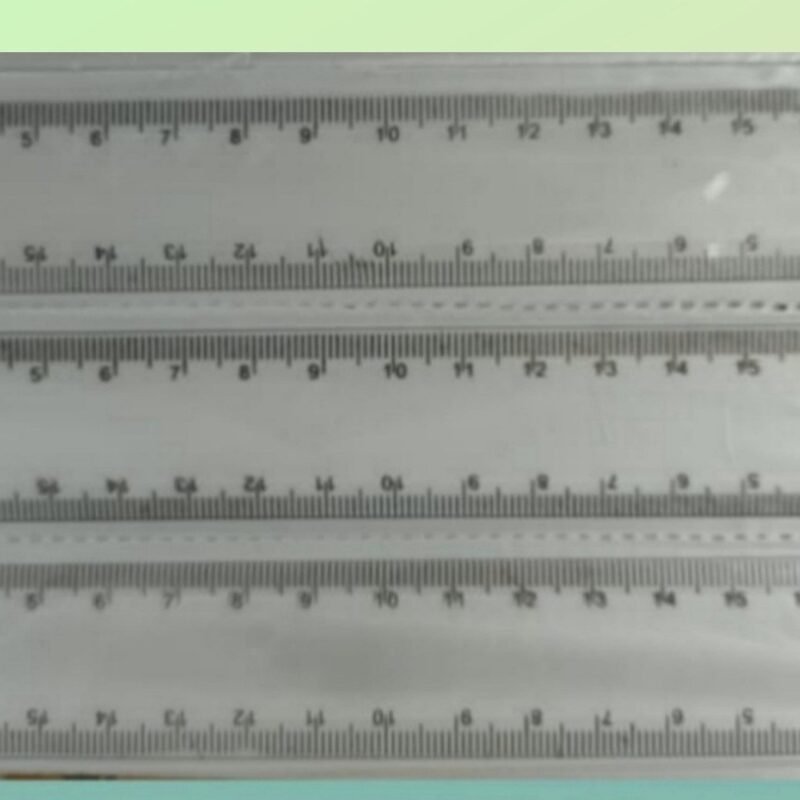 CRISTAL REGLA 20CM X 12