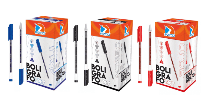 EZCO BOLIGRAFO TXT 1MM X50
