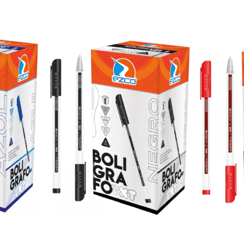EZCO BOLIGRAFO TXT 1MM X50