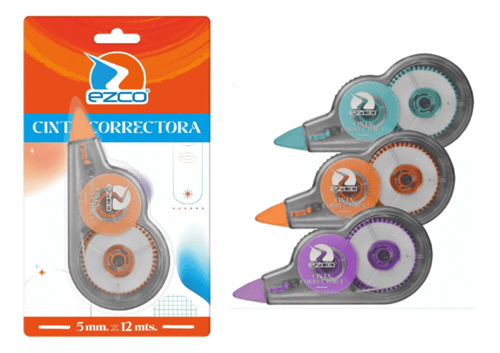 EZCO CINTA CORRECTORA 5MM X 12MTS