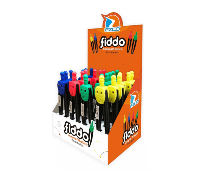 EZCO COMPAS ESCOLAR PLASTICO FIDDO X24