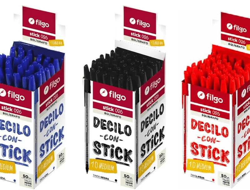 FILGO BOLIGRAFO STICK 026 1MM X50