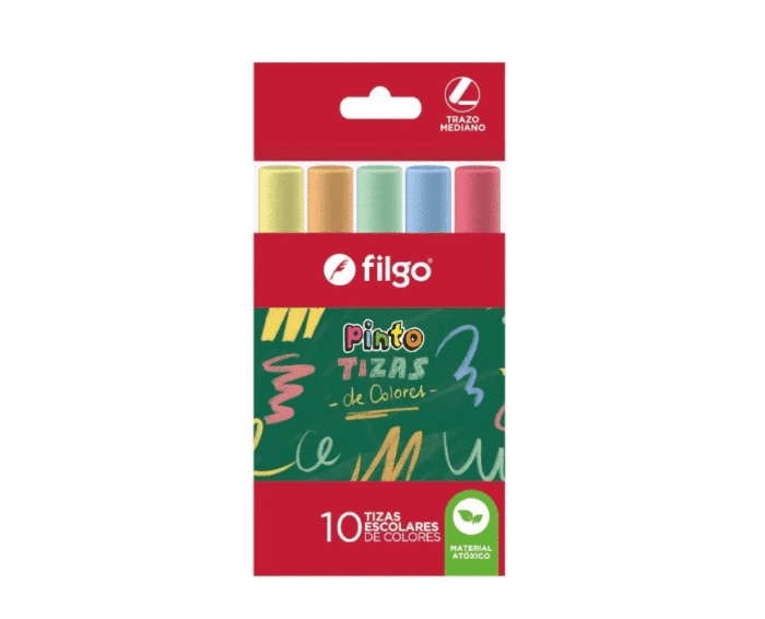 FILGO TIZA PINTO X10 COLOR CAJA X12