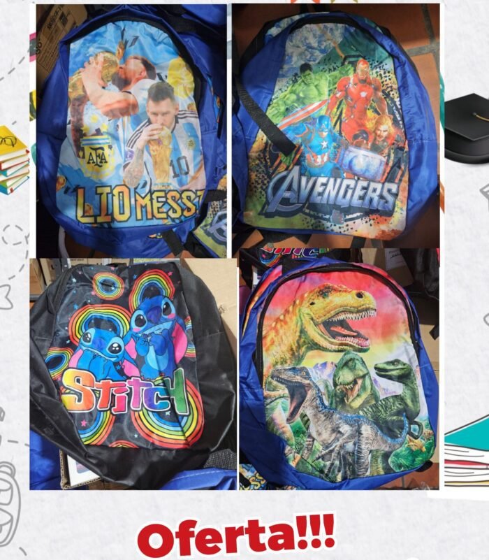 GEN MOCHILA PERSONAJES