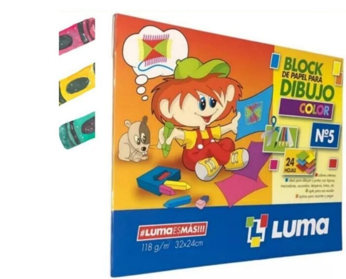LUMA BLOCK DIBUJO N°5 COLOR X24