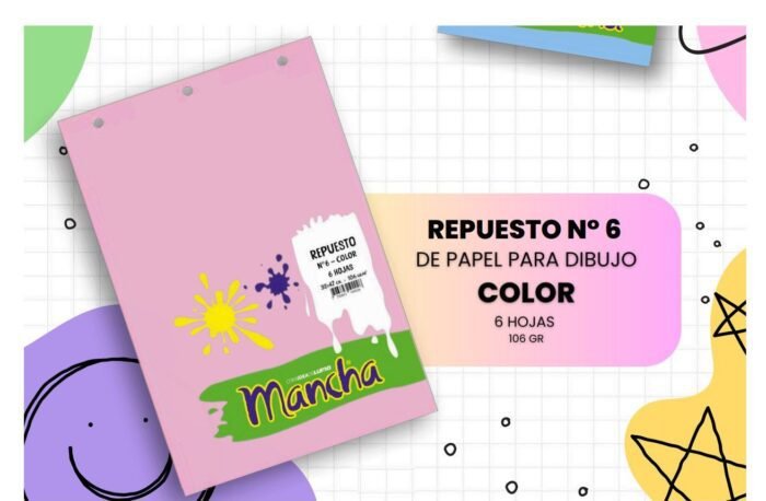 LUMA REPUESTO DIBUJO N6 MANCHA COLOR X6