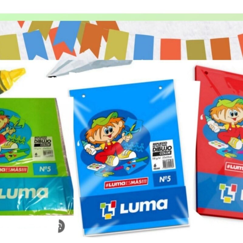 LUMA REPUESTO DIBUJO N°5 COLOR X6