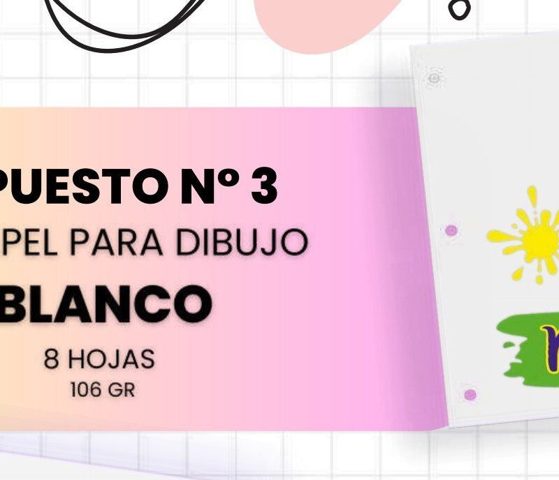 LUMA REPUESTO DIBUJO N°3 MANCHA BLANCO X8