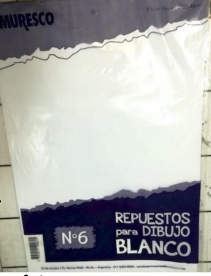 MURESCO REPUESTO DIBUJO N°6 BLANCO