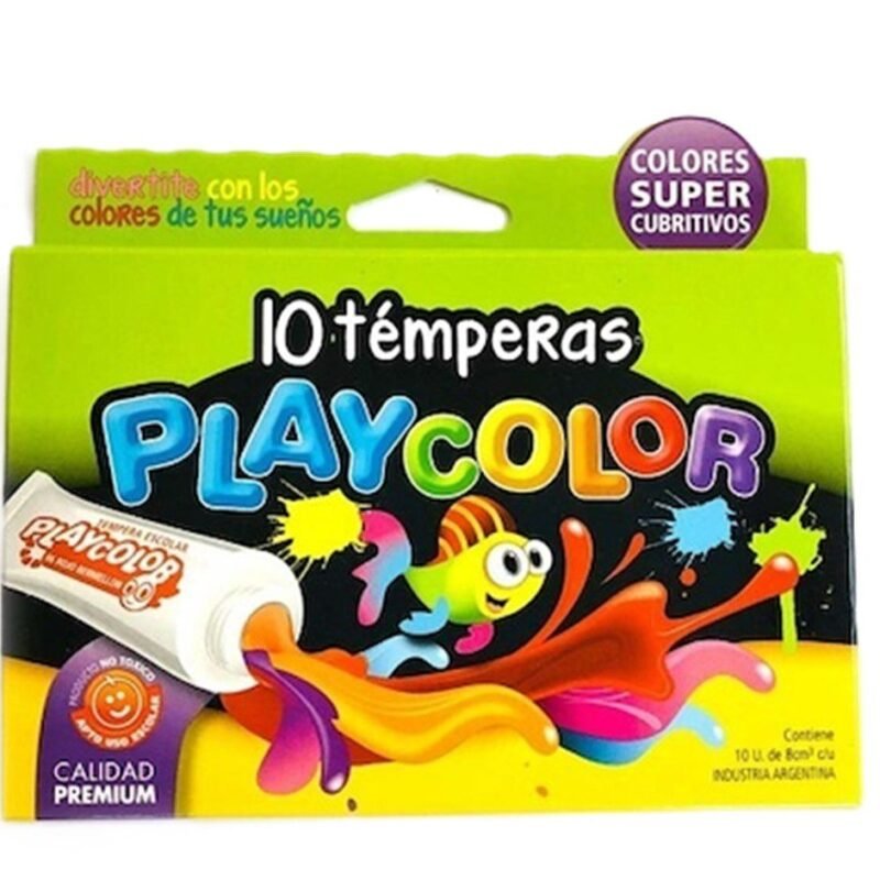 TEMPERA PLAYCOLOR X10