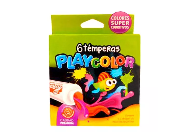 PLAYCOLOR TEMPERA X6