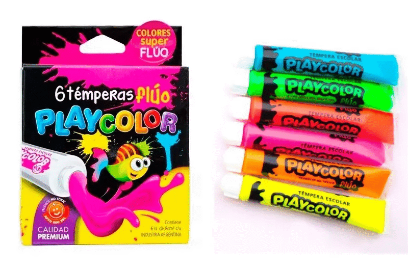 PLAYCOLOR TEMPERA X6 FLUO