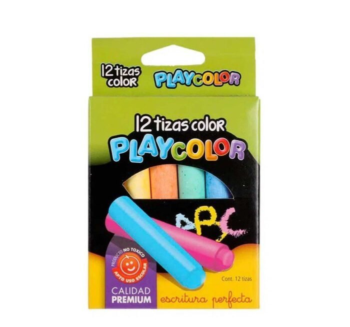 PLAYCOLOR TIZA X12 COLOR