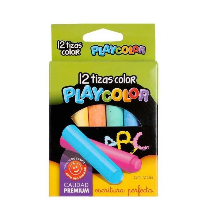 PLAYCOLOR TIZA X12 COLOR