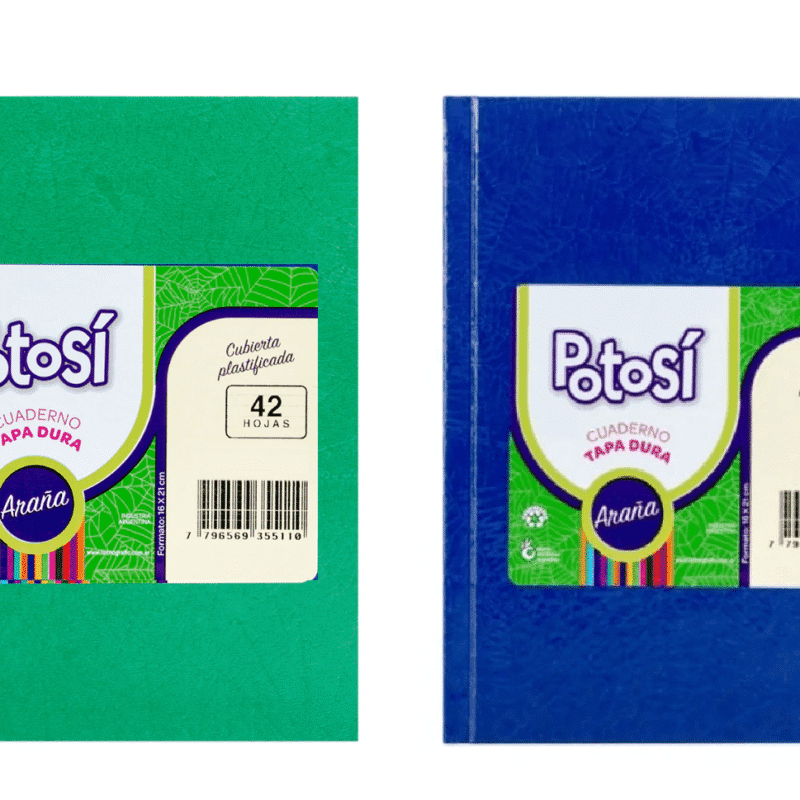 POTOSI CUADERNO T/D N°1 42HJS CUADRICULADO X15