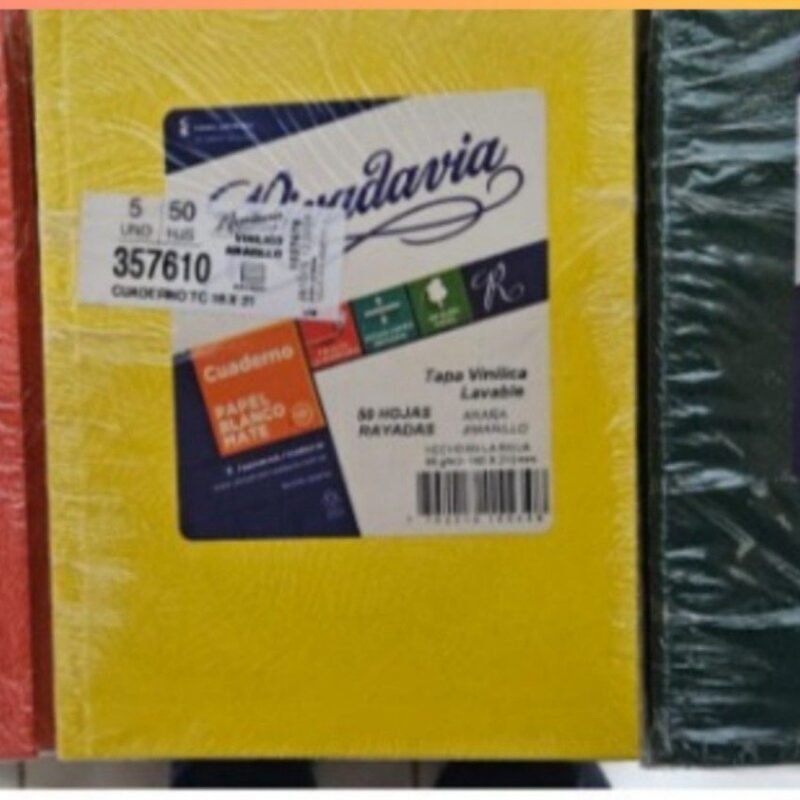 CUADERNO RIVADAVIA N°1 T/D 50 H