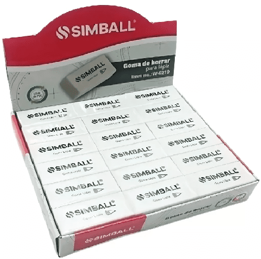 SIMBALL GOMA BORRAR X36