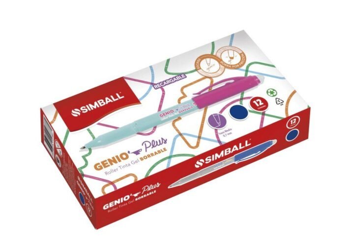 SIMBALL LAPICERA BORRABLE GENIO PLUS X12