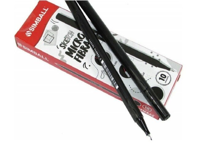 SIMBALL MICROFIBRA SKETCH NEGRA X10