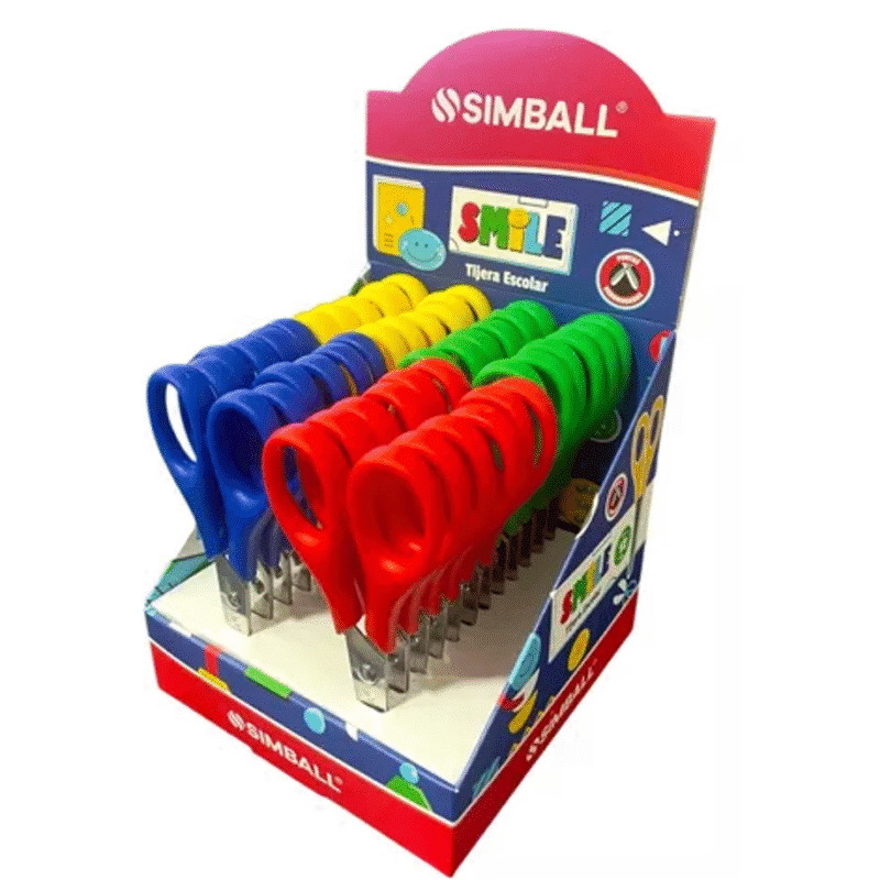 SIMBALL TIJERA 12CM SMILE X24