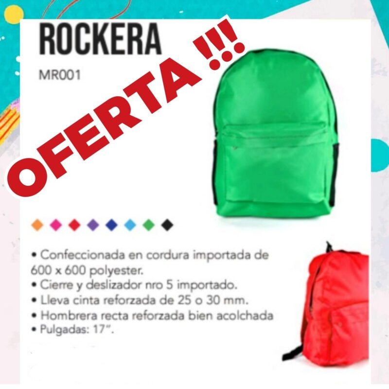 SKYCOLOR MOCHILA ROCKERA REFORZADA 1