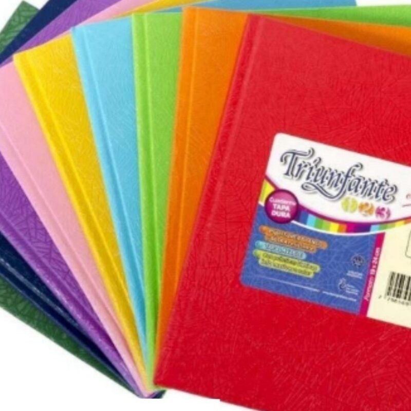 TRIUNFANTE CUADERNO 123 TAPA DURA 19X24 X50HJS