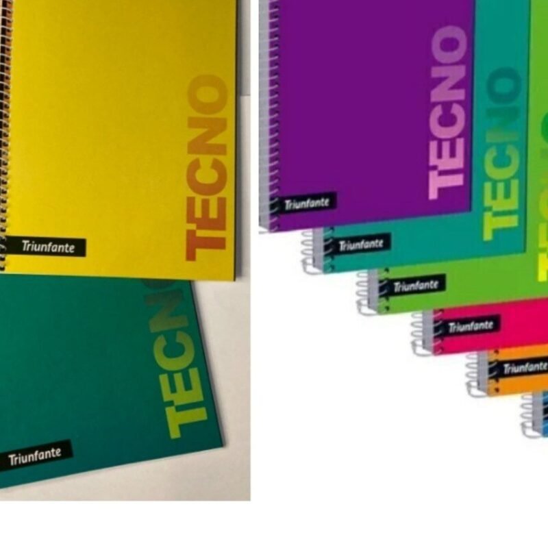 TRIUNFANTE CUADERNO C/ESPIRAL  16*21 C/ESPIRAL 40HOJAS