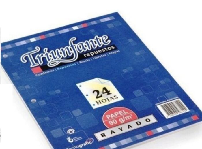 TRIUNFANTE REPUESTO N°3 X24HJS RAYADO CUADRICULADO