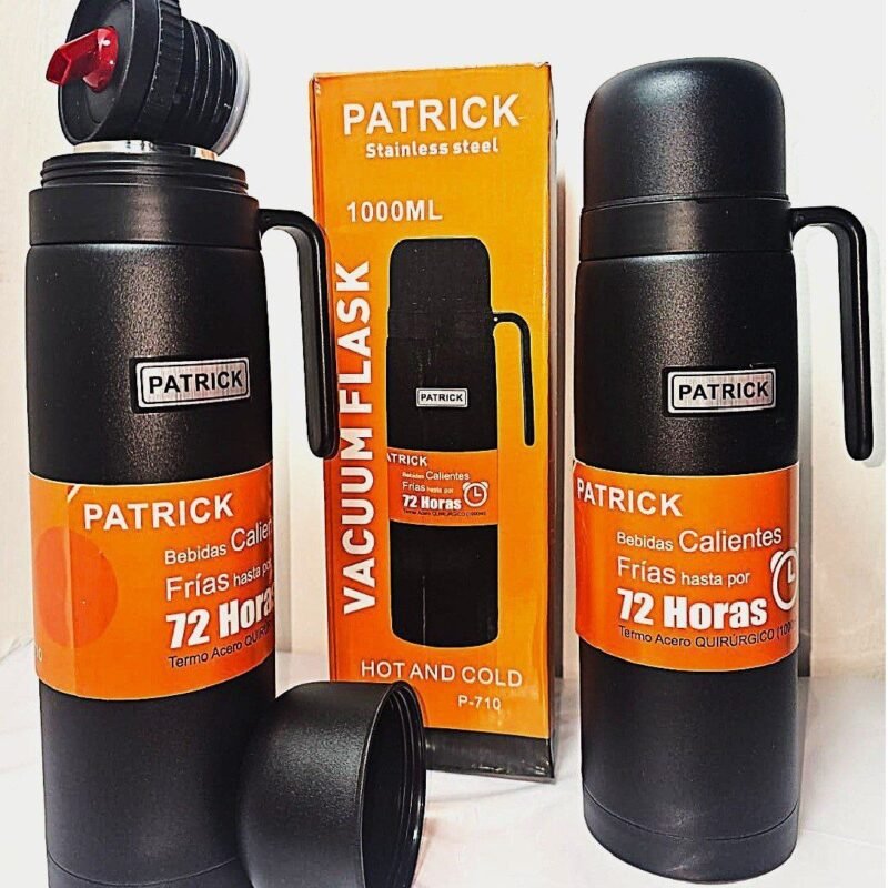 PATRICK Termo Media Manija Negro 1lt color