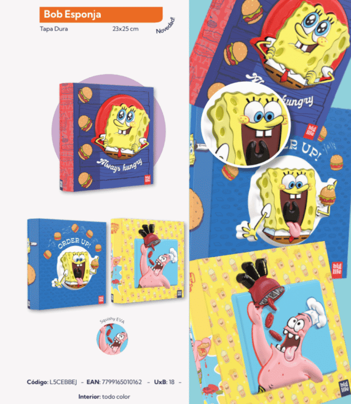 CARPETA N°3 PPR 3X40 BOB, BOCA, CUTE