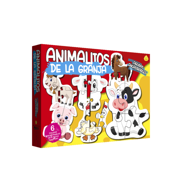 PUZZLE 6X4 ANIMALES GRANJA