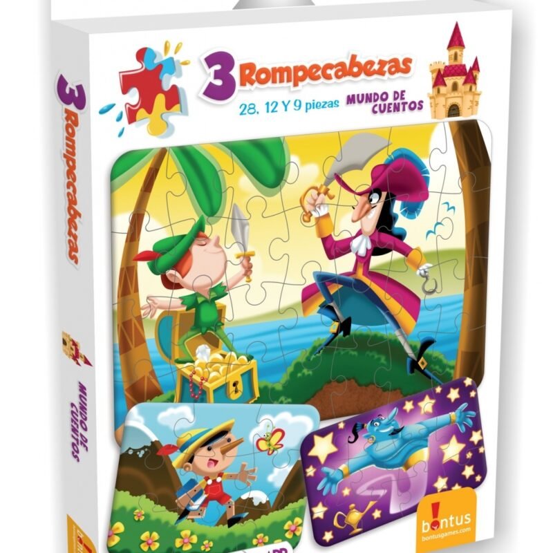 PUZZLE X3 MUNDO CUENTOS