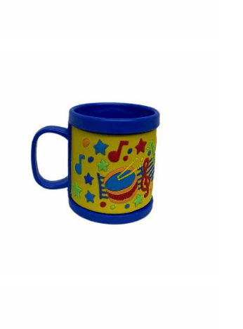 TAZA PLASTICA 3D MUSICA