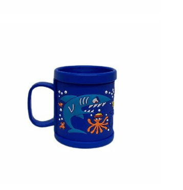 TAZA PLASTICA 3D TIBURON