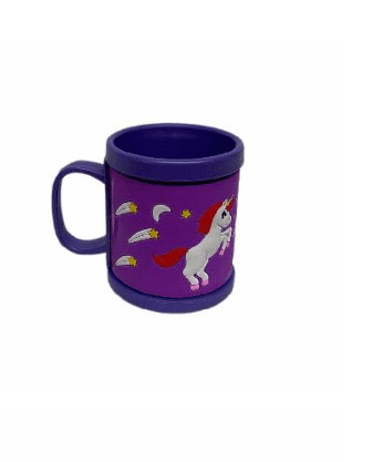 TAZA PLASTICA 3D UNICORNIO