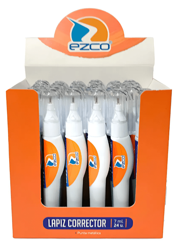 EZCO LAPIZ CORRECTOR CAJA X24
