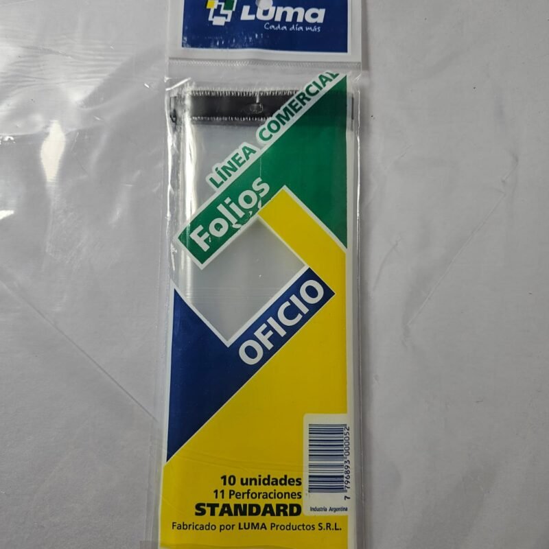 LUMA FOLIO OFICIO STANDARD X10 LINEA COMERCIAL
