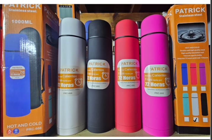PRATICK TERMO BALA ENGOMADO  1LT C/FUNDA BULTO PRECIO DOLAR