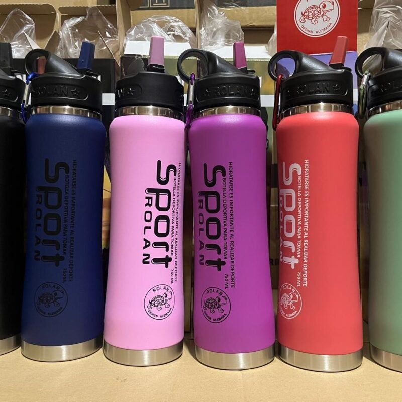 BOTELLA SPORT 750 ML ROLAN x30 CON CEPILLO PRECIO DOLAR