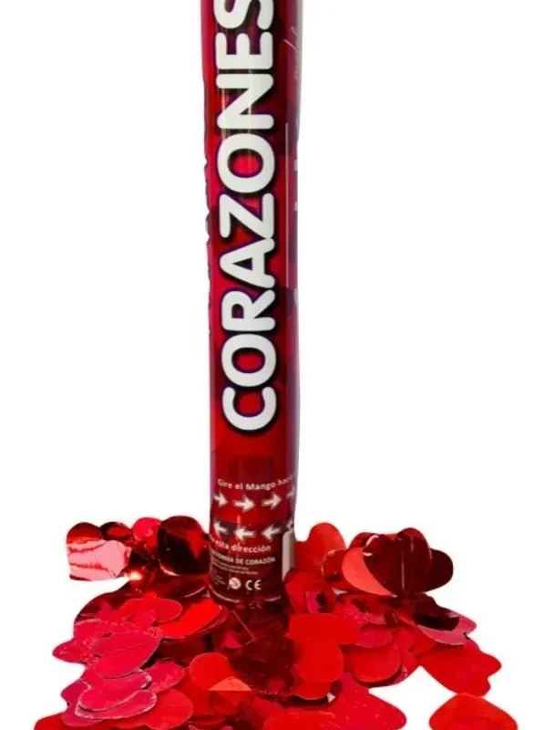 LANZAPAPEL PETALOS CORAZONES