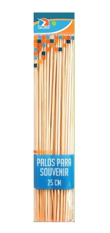 PALITO BROCHETTE DE 25 CM EZCO X 50U