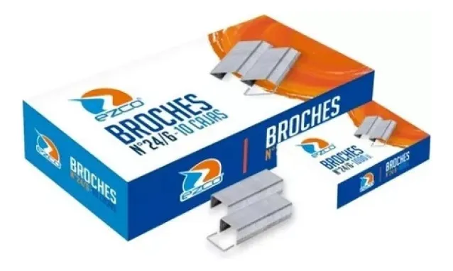 EZCO BROCHE N24 X10 CAJAS X1000