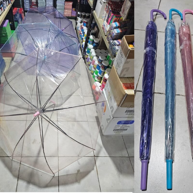 PARAGUAS AUTOMATICO PASTELES Y TRANSLUCIOS