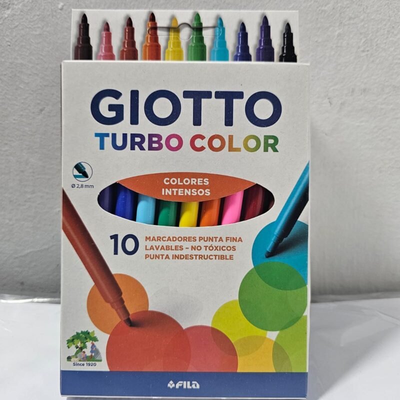 GIOTTO MARCADOR ESCOLAR X10 TURBO