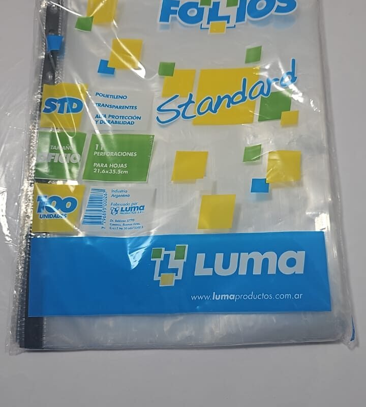 LUMA FOLIO OFICIO STANDARD X100